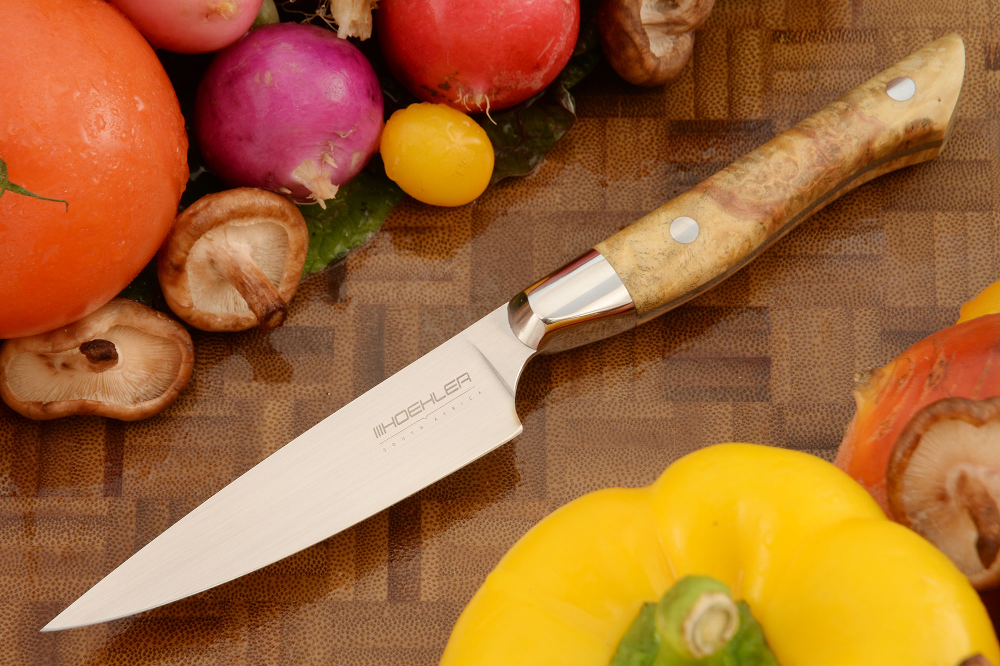 Paring Knife (3-1/2 in.) with Maple Burl