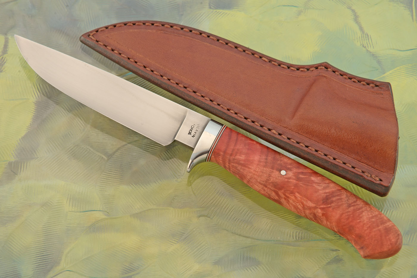Veld Knife (EDC Utility) with Red Ivory