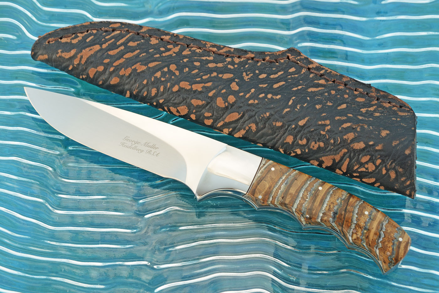 Drop Point Hunter with Mammoth Molar (FB-32) - M390