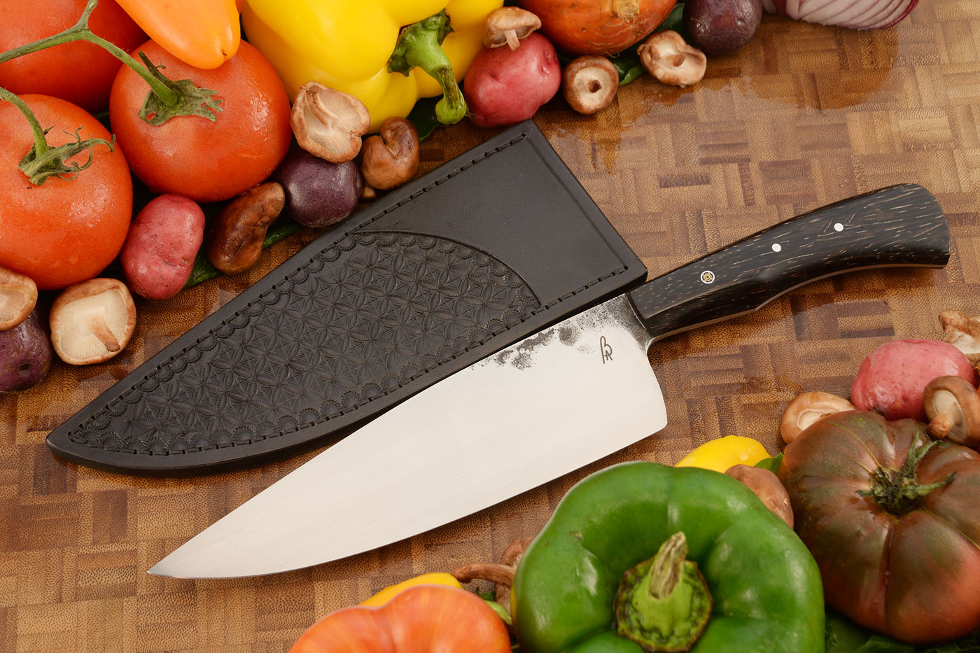 Forged Chef's Knife with Black Palm (7-1/3 in.)