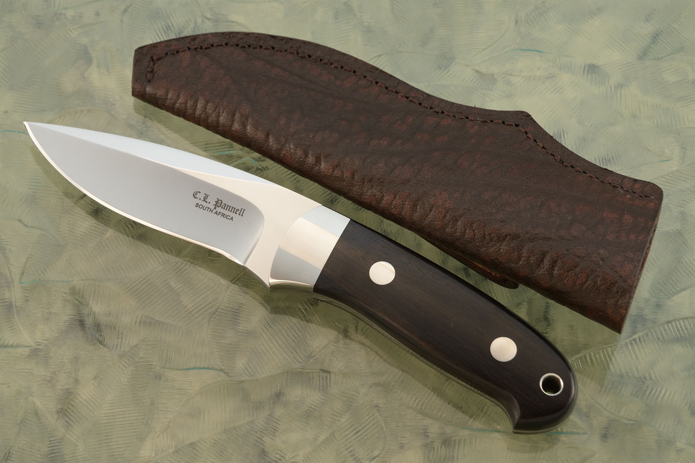 Drop Point Hunter with African Blackwood
