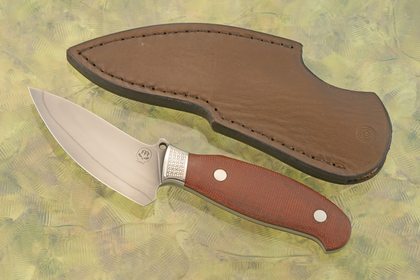 Utility Skinner with Micarta - 1095 Carbon (3-1/2