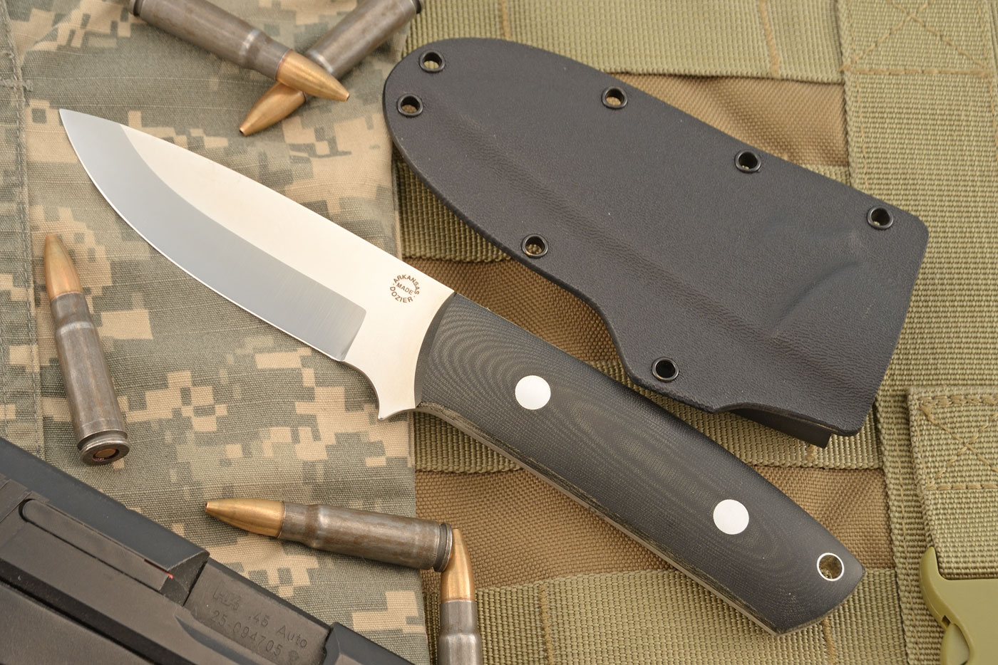 K-36II Bushcraft Knife with Black Micarta