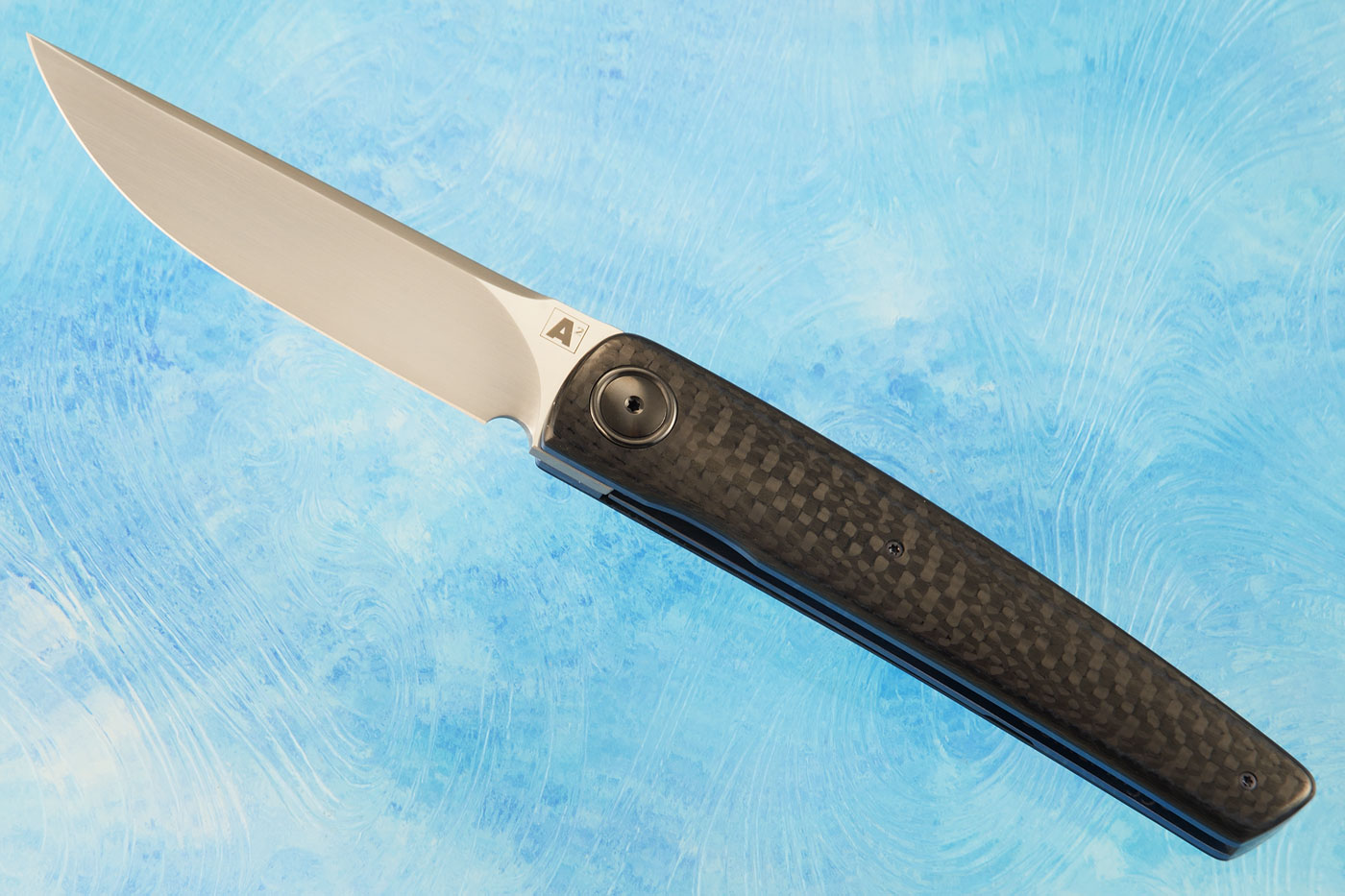 A10 Thiers Front Flipper with Carbon Fiber and Zirconium (Ceramic IKBS) - M390