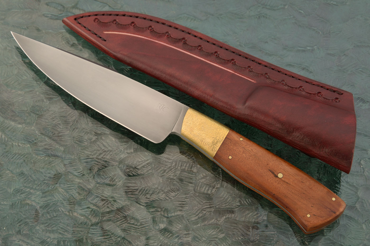 Rhodesian Scout Field Knife with Teak