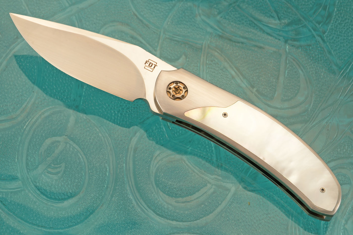 TF-4 Front Flipper with Goldlip Mother of Pearl (Ceramic IKBS) - RWL-34