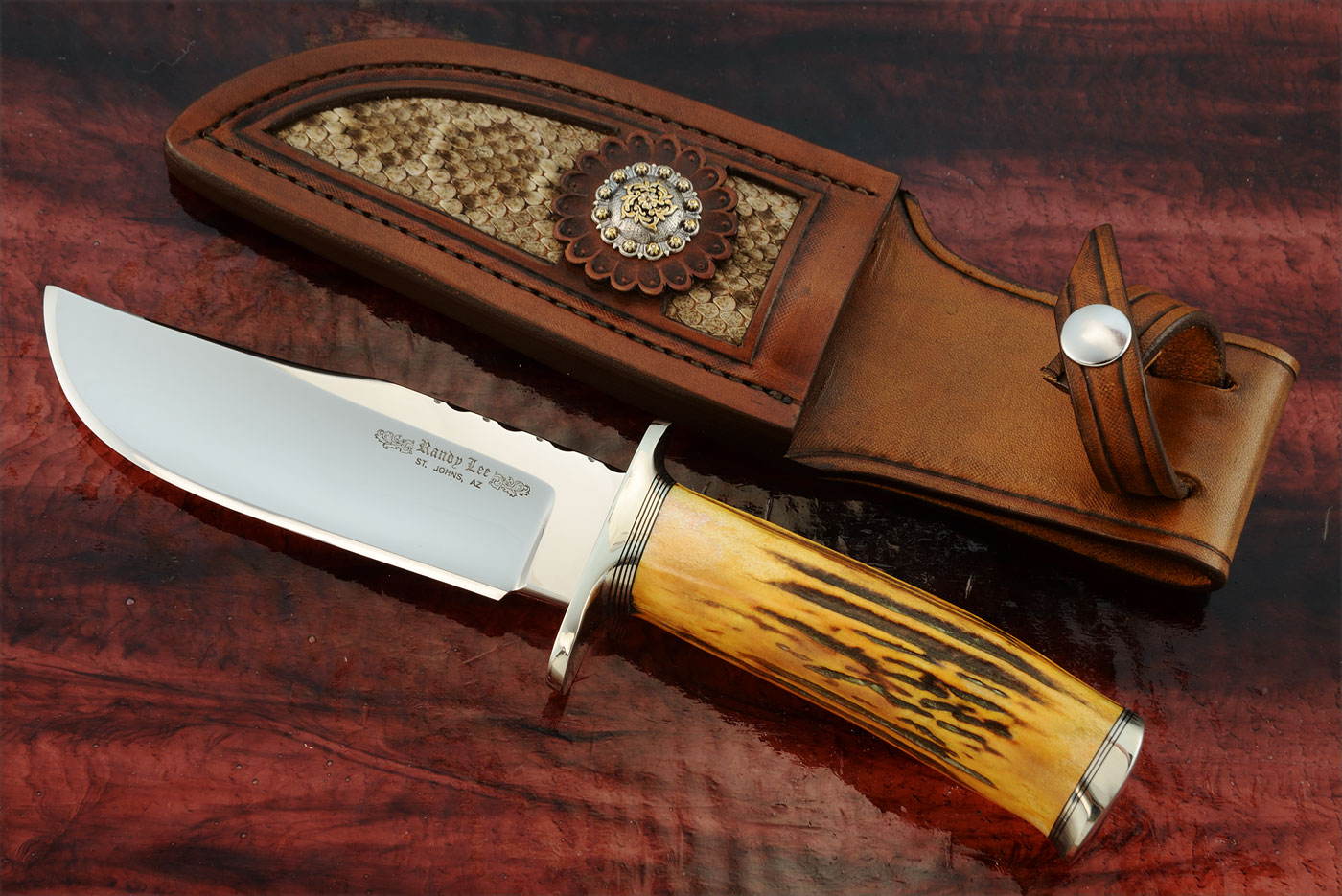 Large Hunter with Stag - CPM-154