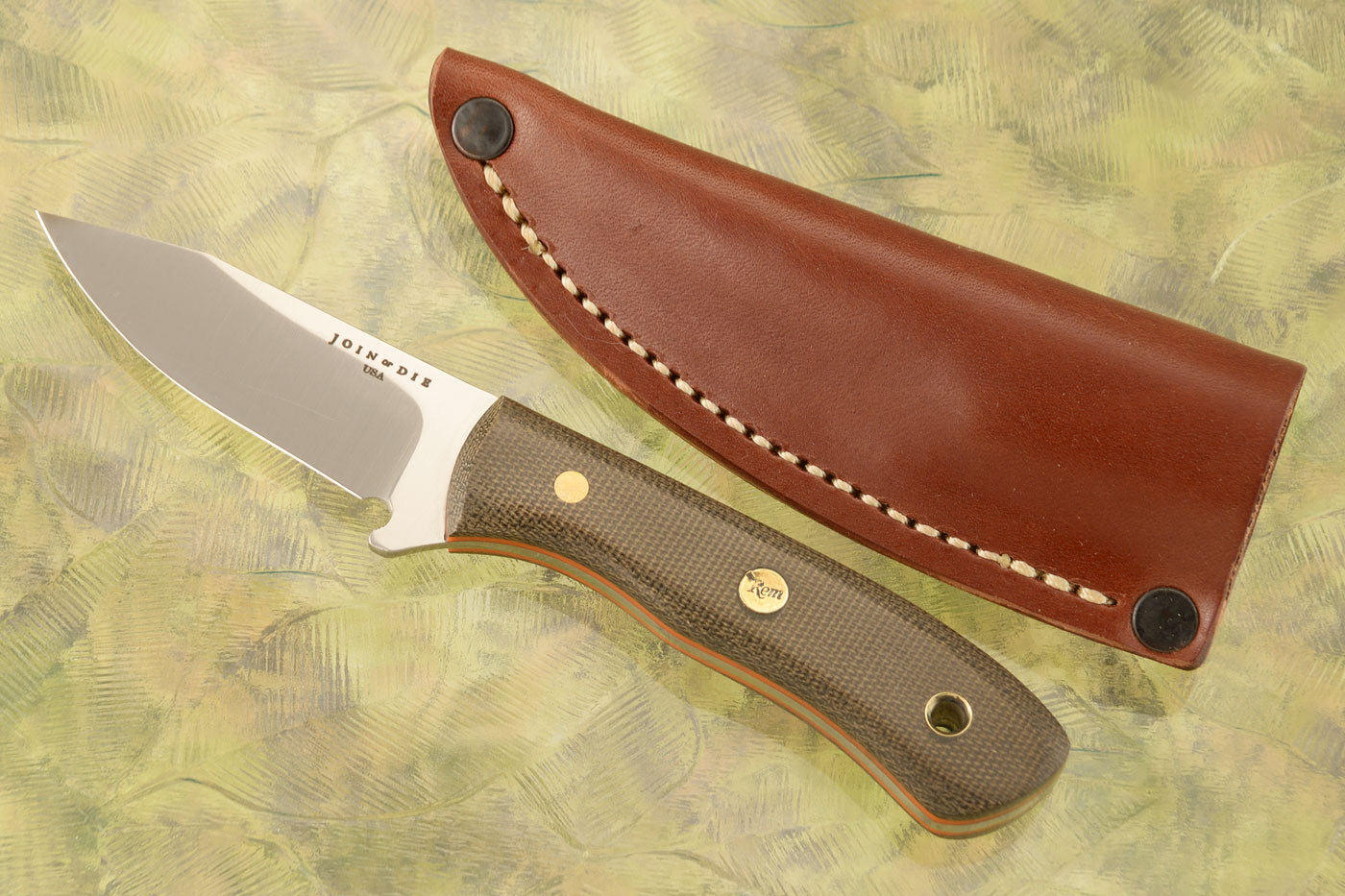 Fieldmate with Green Canvas Micarta - Nitro-V Stainless