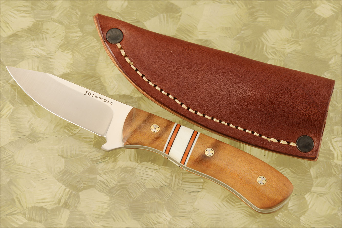 Fieldmate with Curly Maple and G-10 - Nitro-V Stainless