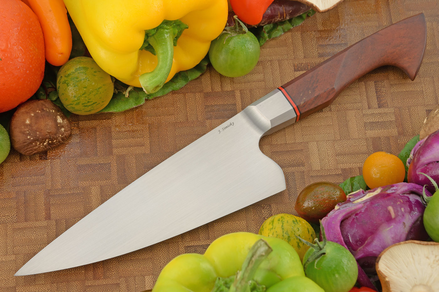 Integral Chef's Knife with Lychee<br>Journeyman Smith Test Knife
