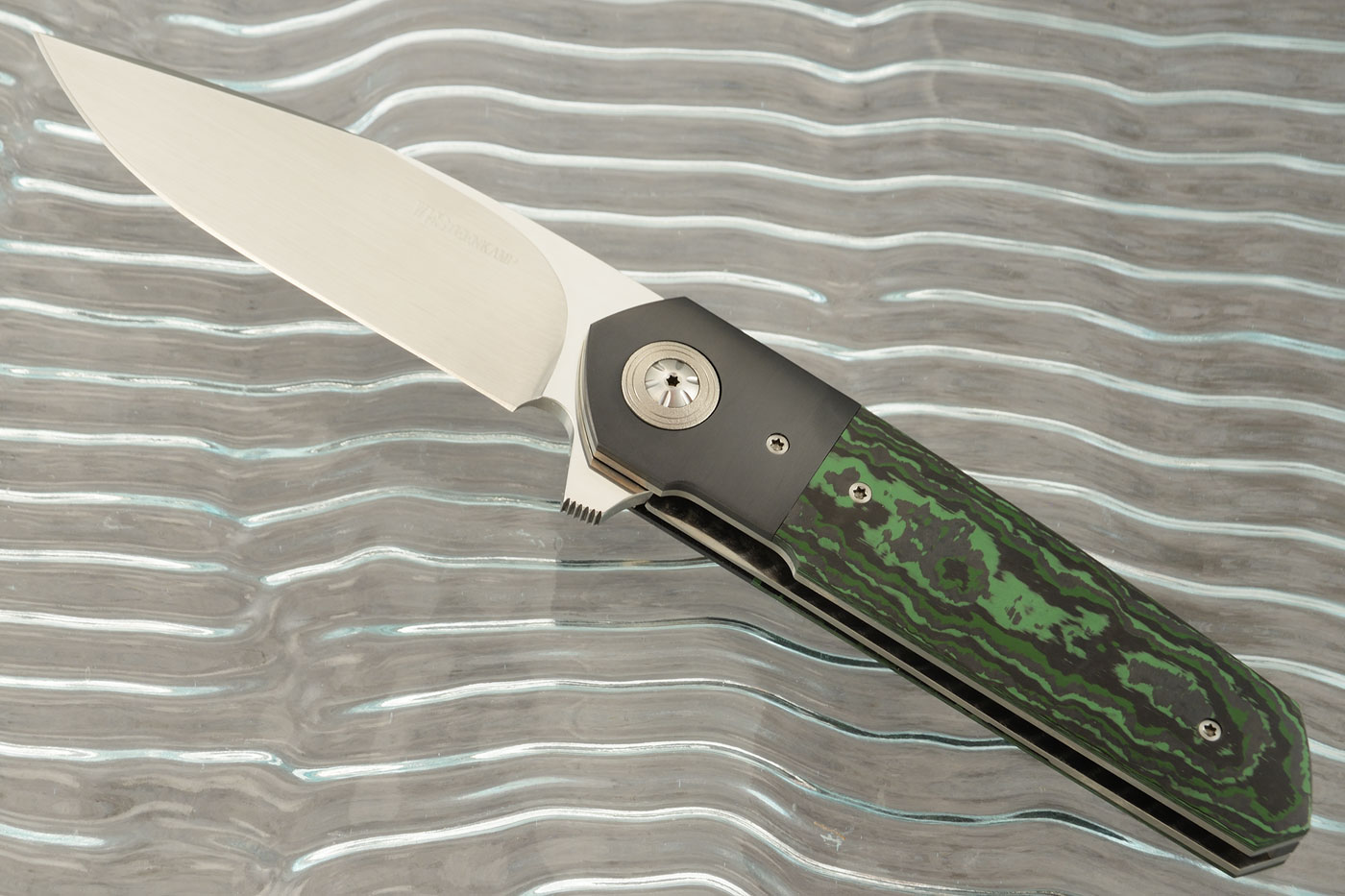 Arrow Flipper with Junglewear FatCarbon and Zirconium (IKBS) - M390