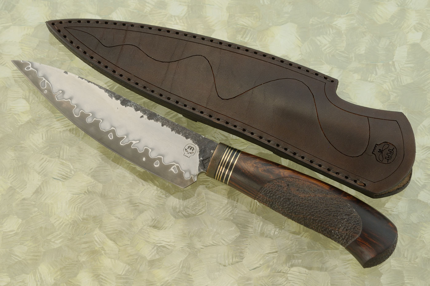 Utilitarian: San Mai Belt Knife with Ironwood