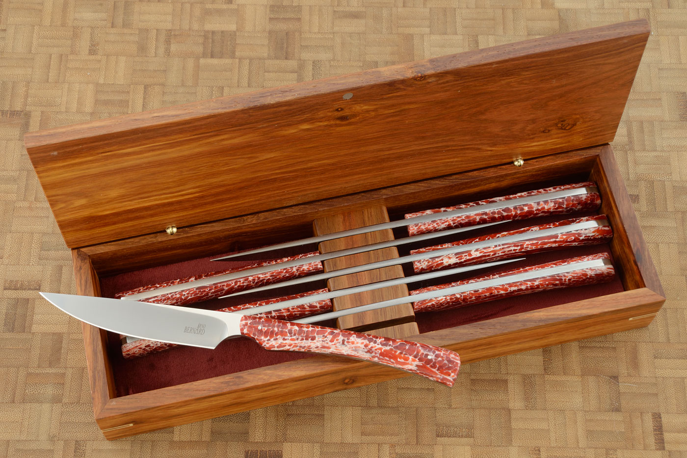 Steak Knife Set (6) with Kudu Horn