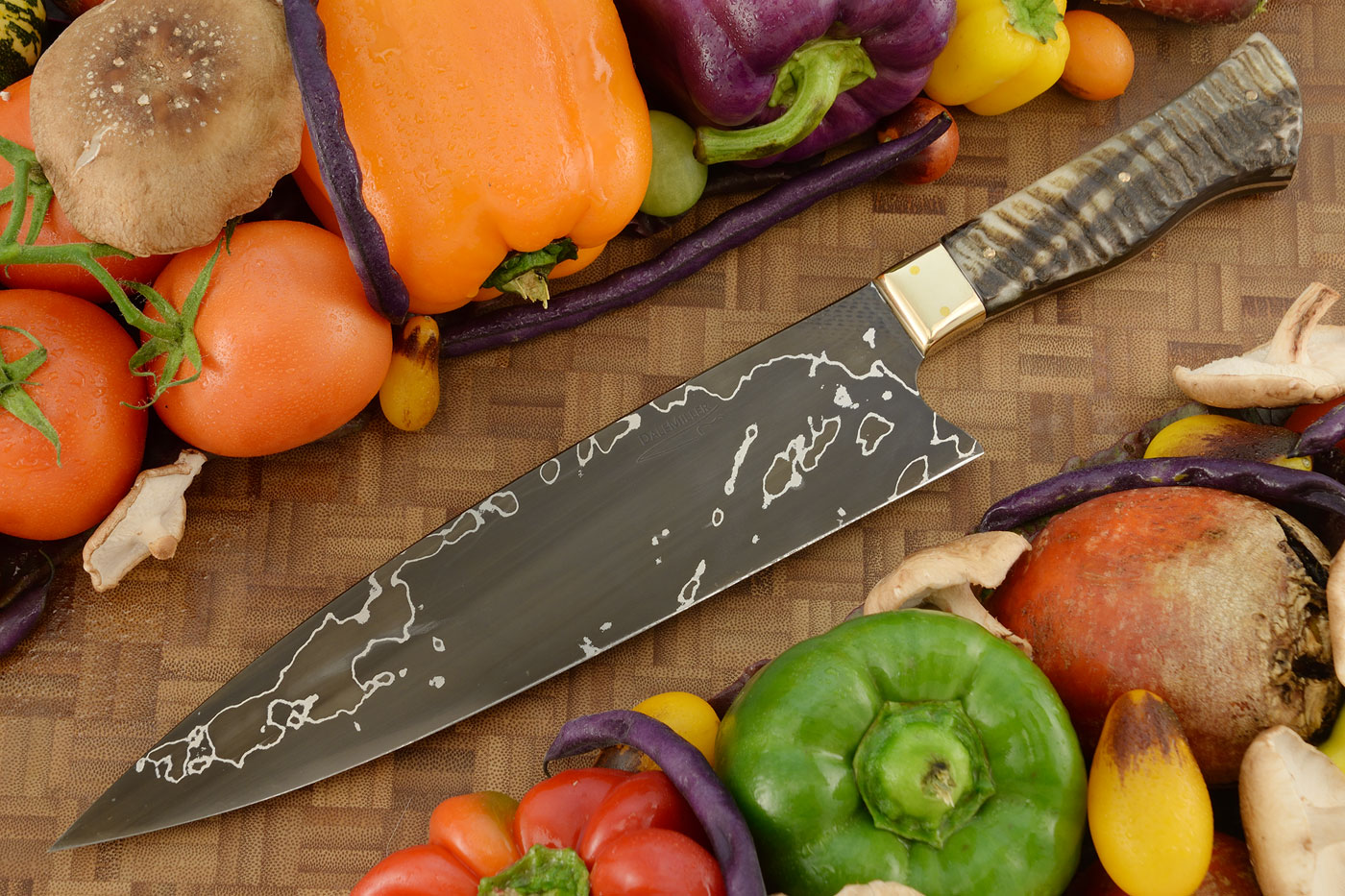 Go Mai Chef's Knife (9-1/2 in.) with Black Sheephorn