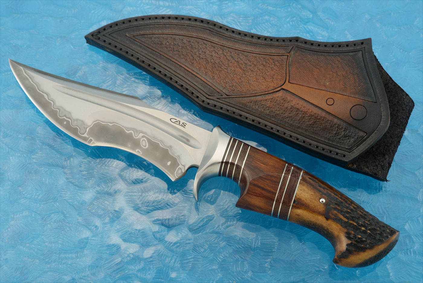 San Mai Raptor with Stag and Ironwood