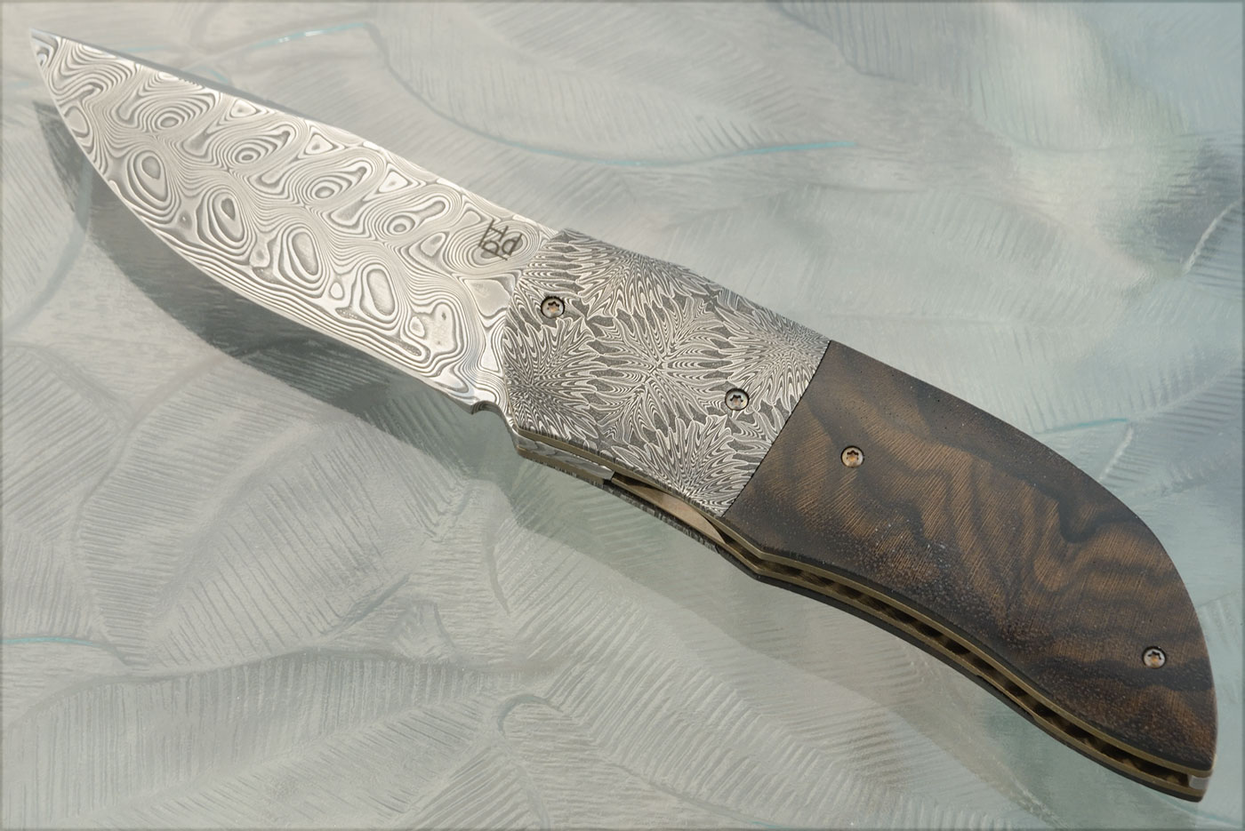 Rocket Front Flipper with Ziricote and Damascus