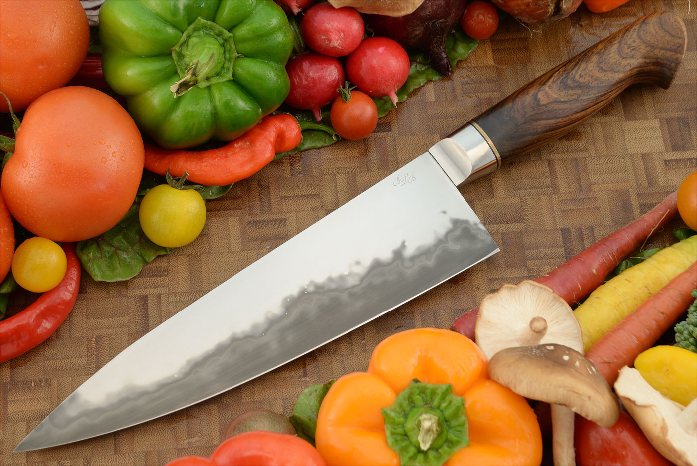 San Mai Chef's Knife (9-1/3 in.) with Cocobolo