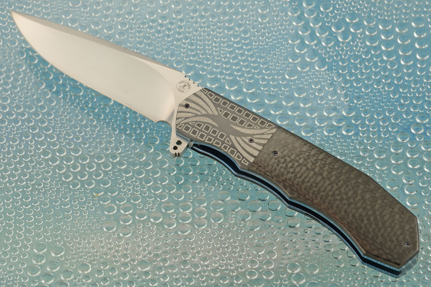 L44M Flipper with Carbon Fiber and Zirconium (Ceramic IKBS) - M390