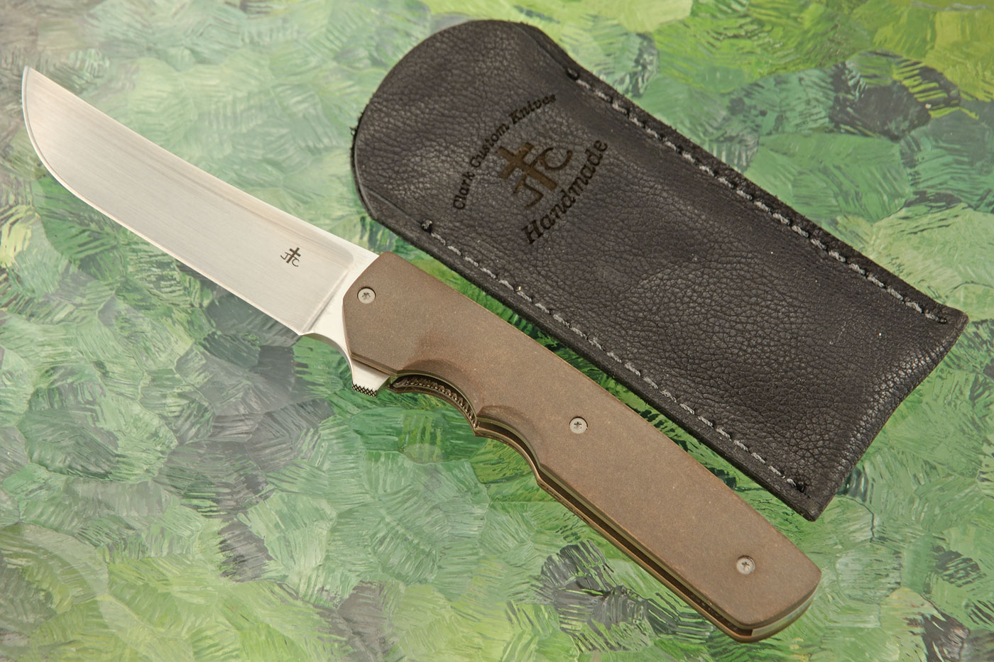 Model 58 Flipper with with Mocha Paper Micarta (IKBS) - CPM-3V