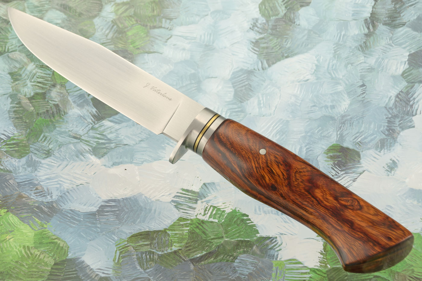 Forged Clip Point Hunter with Ironwood - 80CrV2 - <i>Journeyman Smith Test Knife</i>