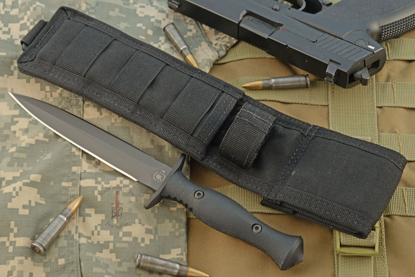 Spartan-Harsey Dagger - All Black - MagnaCut (SB49BKBKNLBK)