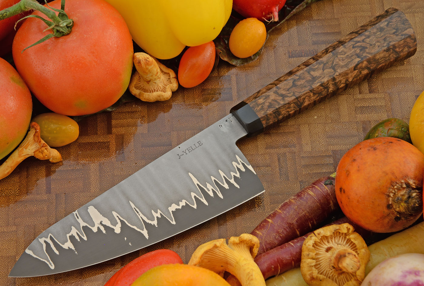 San Mai Chef's Knife - Gyuto (6-1/4 in.) with Batik Mango