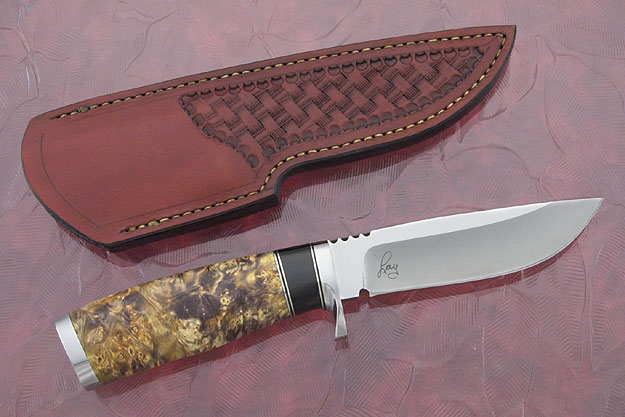 Canadian Hunter with Gold/Black Box Elder and a Buffalo Horn Spacer