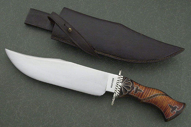 Scalloped Fleur de Lis Bowie