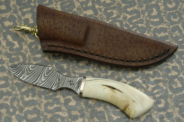 Twist Damascus Warthog Veldt Knife