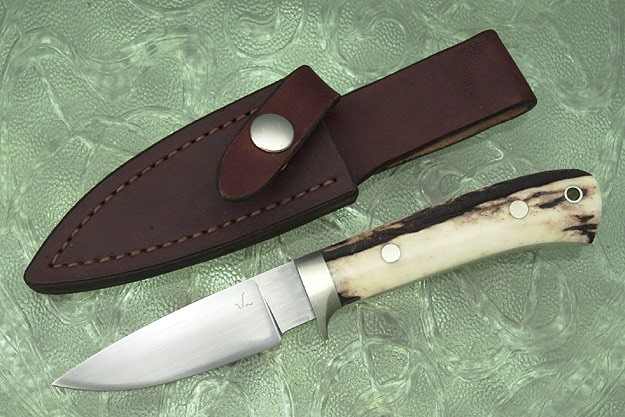 Mortised Stag Hunter (Journeyman Smith Test Knife)