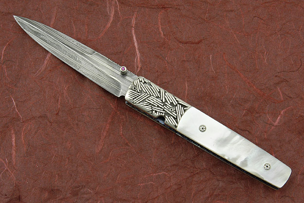 X-Claim with Mother of Pearl and Pure Silver