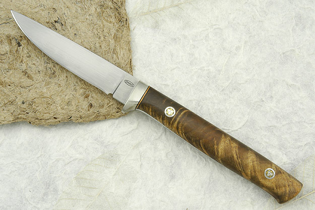 Curly Maple Bird and Trout Lite Knife