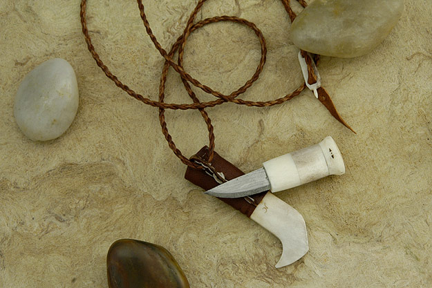 Miniature Sami Style Knife Pendant