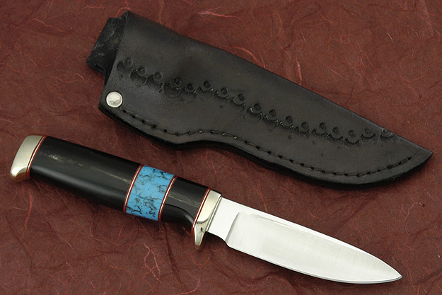 Buffalo Horn Hunter with a Turquoise Spacer