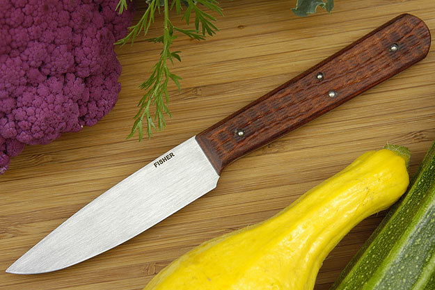 Jigged Micarta Paring Knife