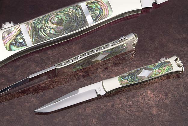 Inlaid Mother of Pearl Coffin Folder