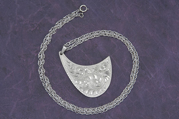 Western Outback Large Silver Pendant