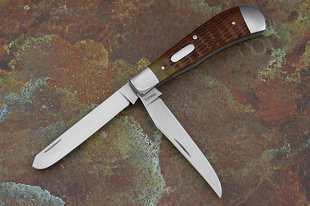 Jigged Bone Two Blade Trapper