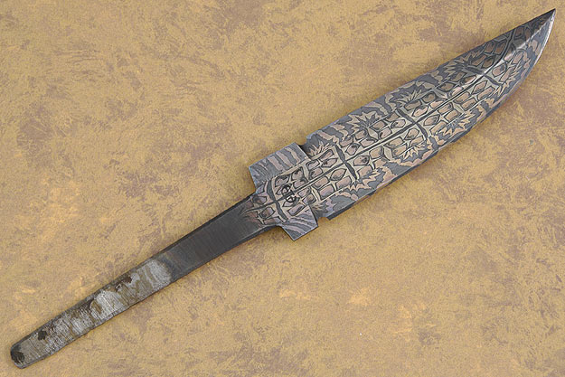 Mosaic Damascus Blade (4 2/3 in)