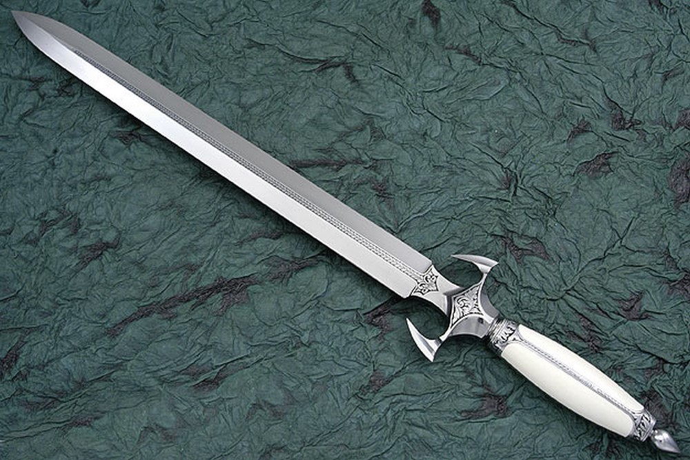 Integral Engraved Short Sword.