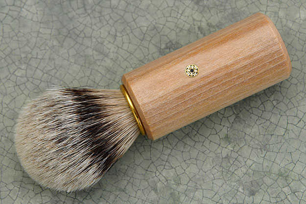 Hard Rock Maple and Silvertip Badger Bristle Shaving Brush