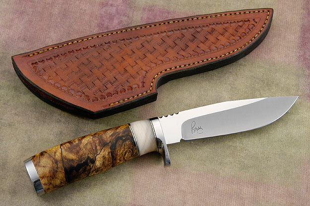 Canadian Hunter with Spalted Maple Burl and Sheep Horn