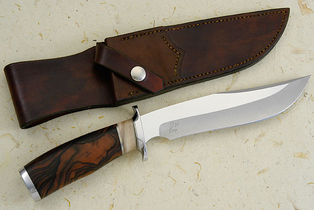 Fighter with Mun Ebony and Sheep Horn (35th Anniversary Knife)
