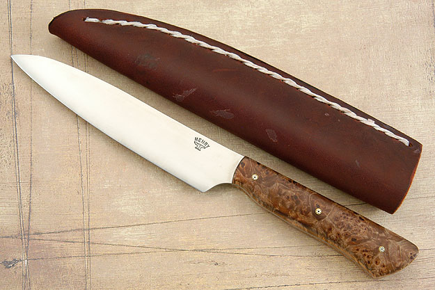Kitchen Utility Knife with Maple Burl (5-3/4 in.)