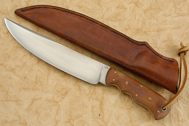 Camp Knife with Micarta