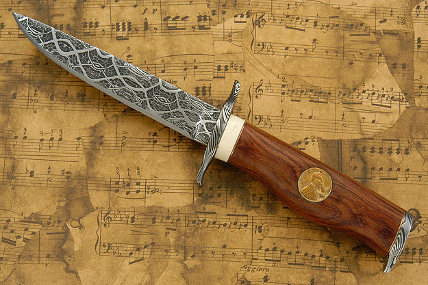 Drop Point Long Hunter with Bubinga