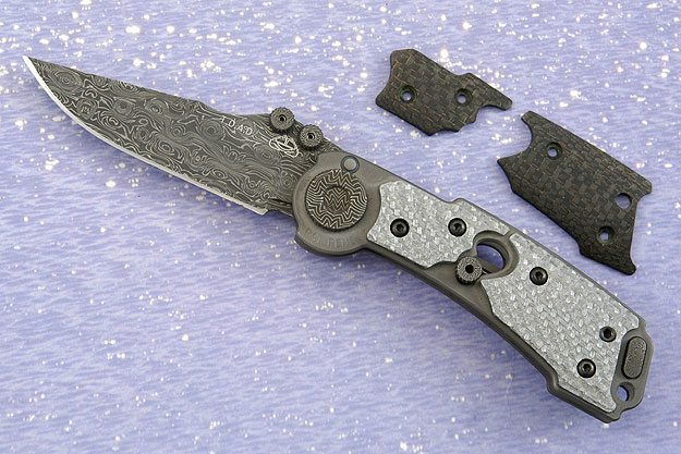 T.O.A.D. (Toggle Operated Anti Drag) with Damascus & Carbon Fiber