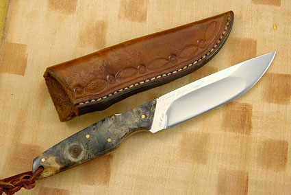 Shadow Fox III with Box Elder Burl