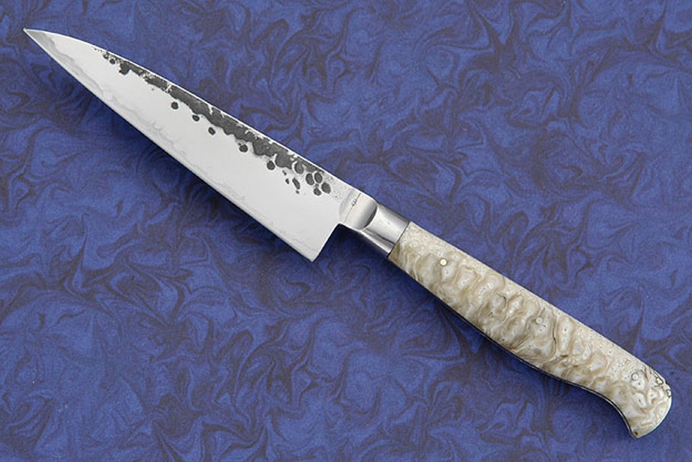 Paring Knife with San Mai 52100 and Musk Ox (3.9 in.)