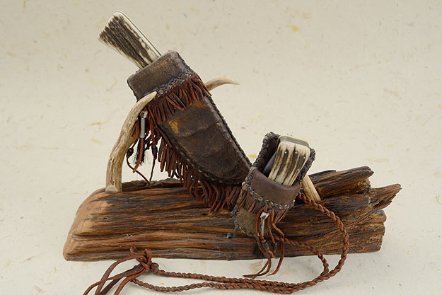 2004 Orvis Set of Two Damascus Knives (#1/30)